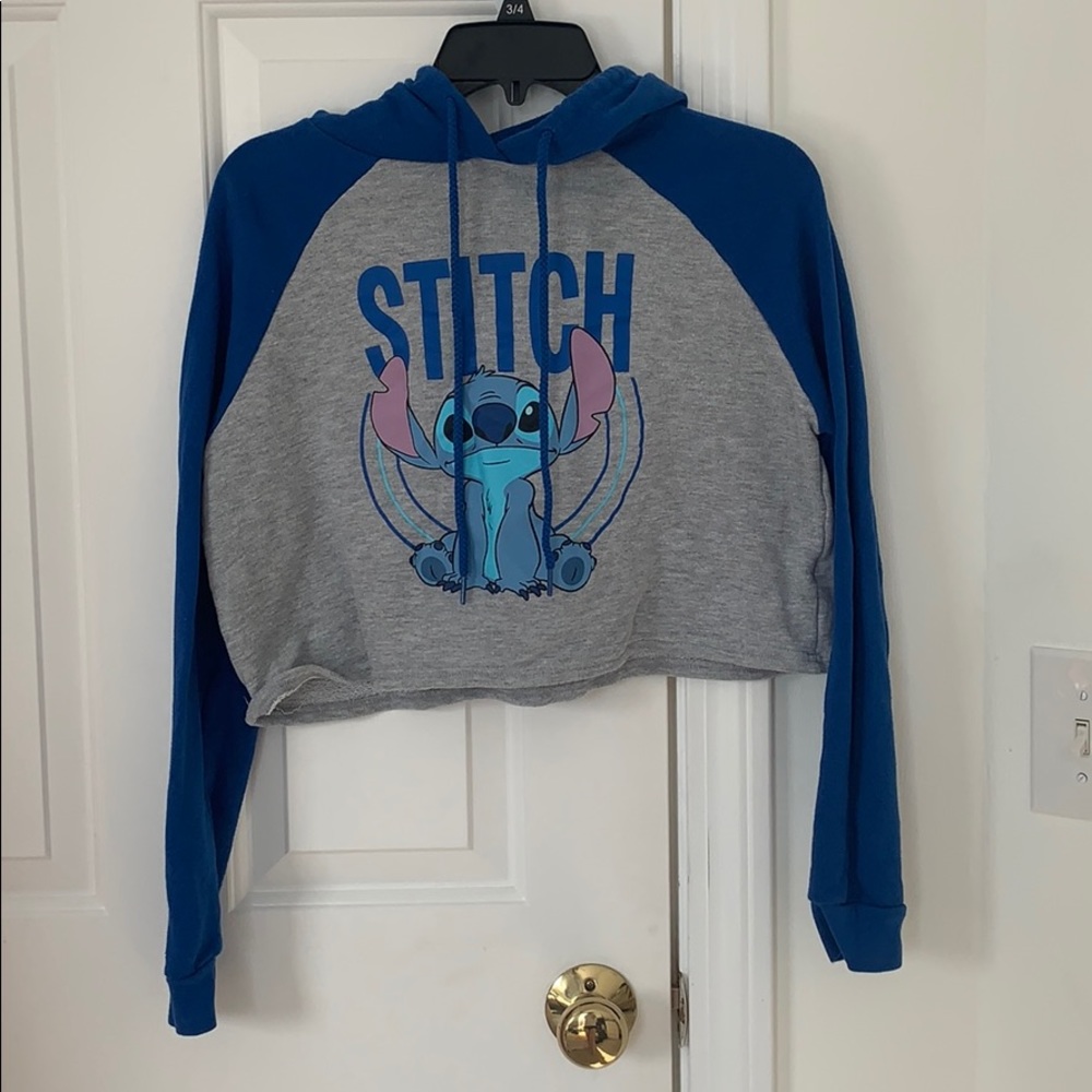 DISNEY STITCH CROP HOODIE